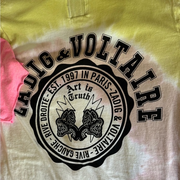 2 Zadig & Voltaire t-shirts size medium - Picture 3 of 7